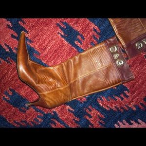 Dolce and Gabbana kitten heal calf boots